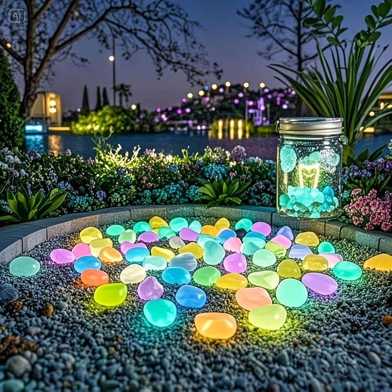 300PCS Luminous Pebble Set,0.9 - Aquarium Plant Original recensione e prezzo