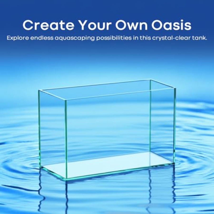 Glass Fish Tank Open-Back Lid  - Planted Aquarium Betta recensione e prezzo