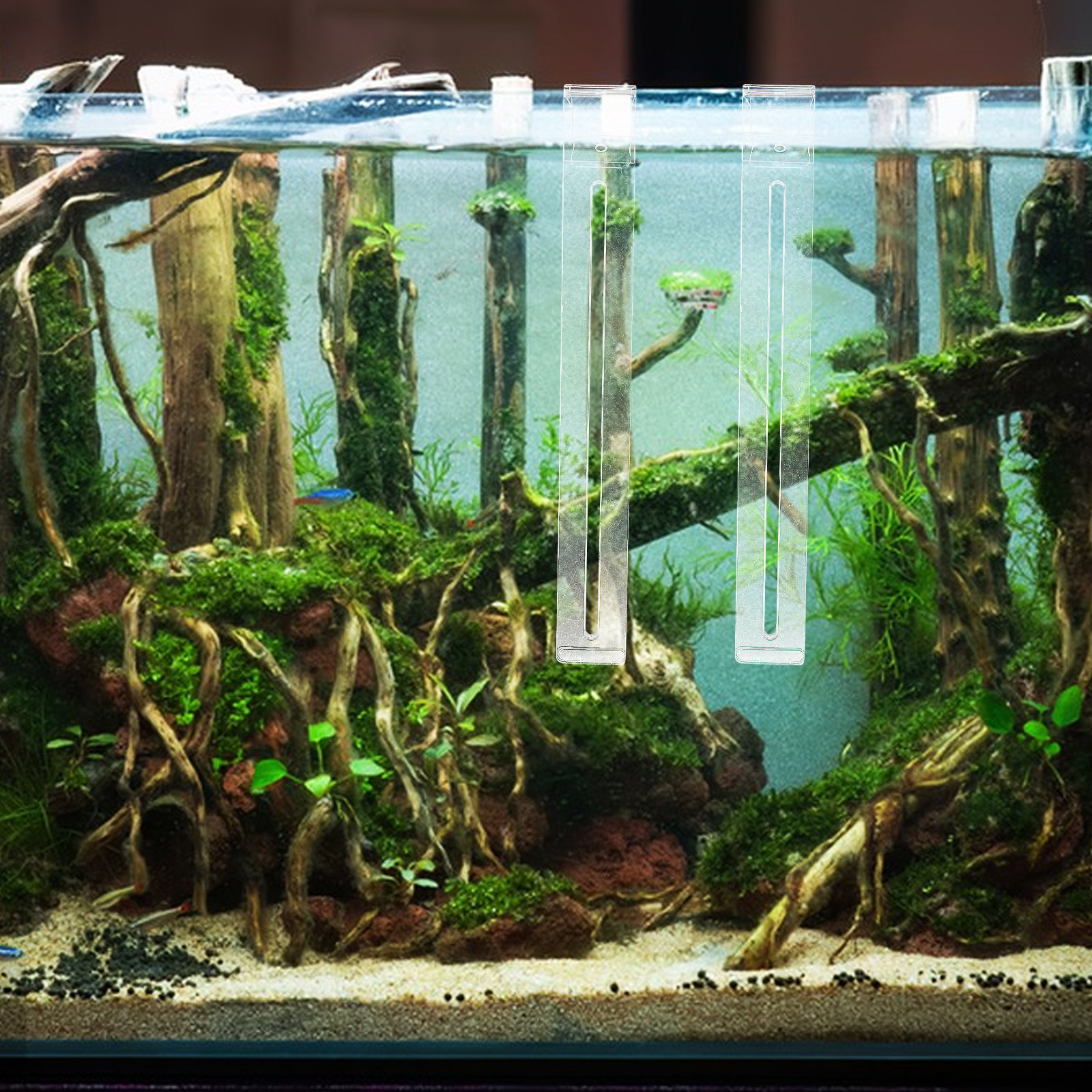 2Pcs Space Saving Adjustable C - Planted Aquarium Betta recensione e prezzo