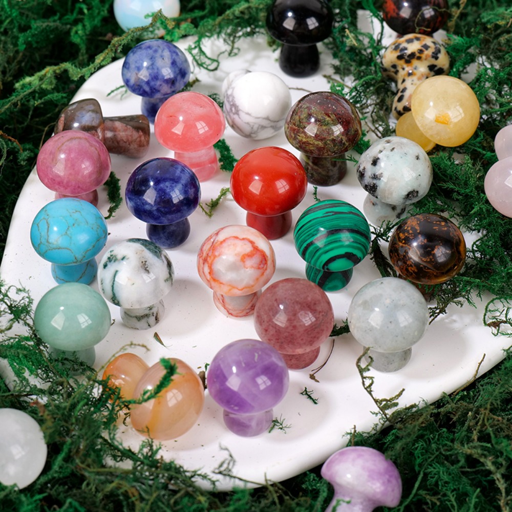 Natural Crystal Mushroom Gemst - Planted Aquarium Jungle recensione e prezzo