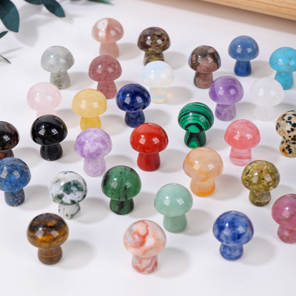 Natural Crystal Mushroom Gemst - Planted Aquarium Jungle recensione e prezzo