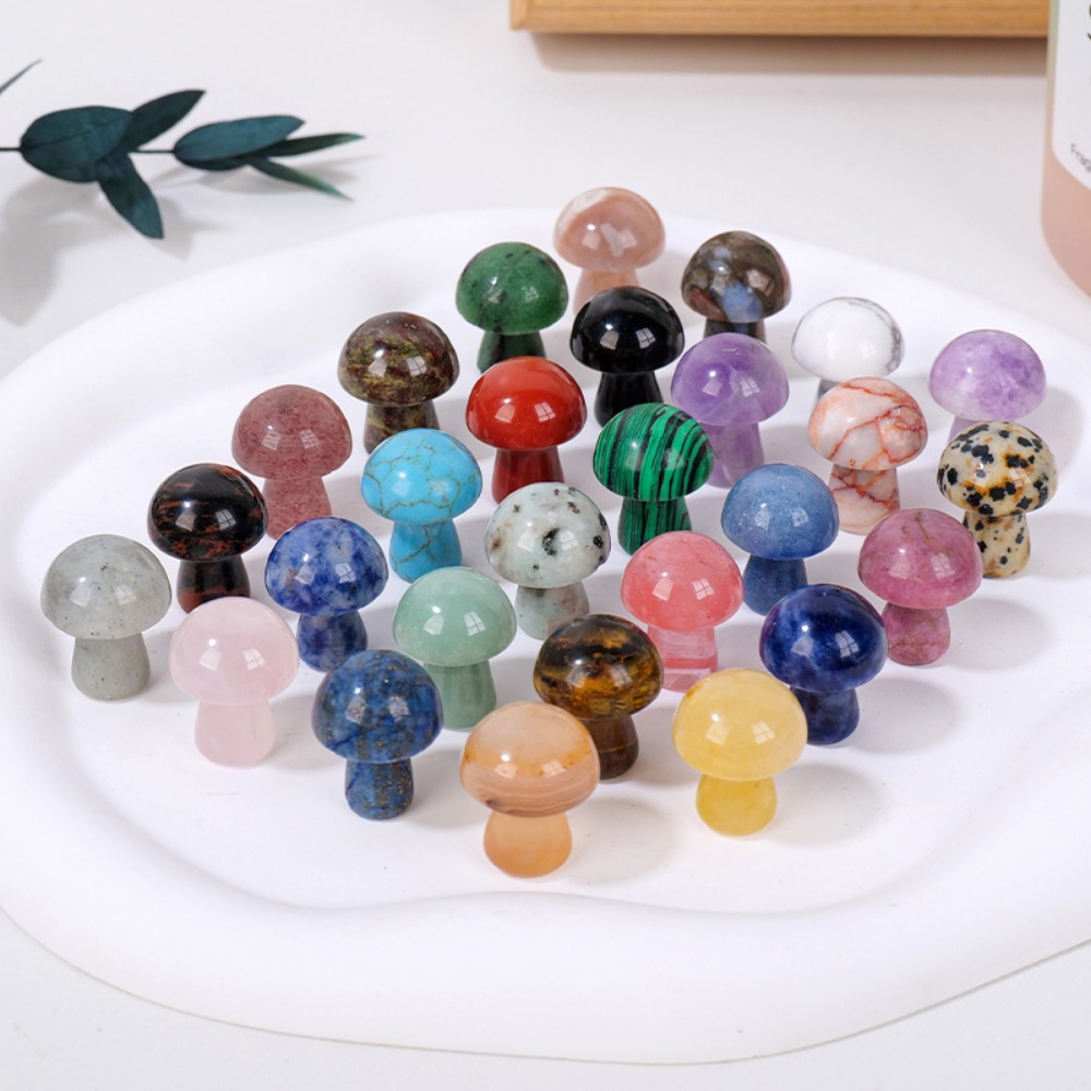 Natural Crystal Mushroom Gemst - Planted Aquarium Jungle recensione e prezzo