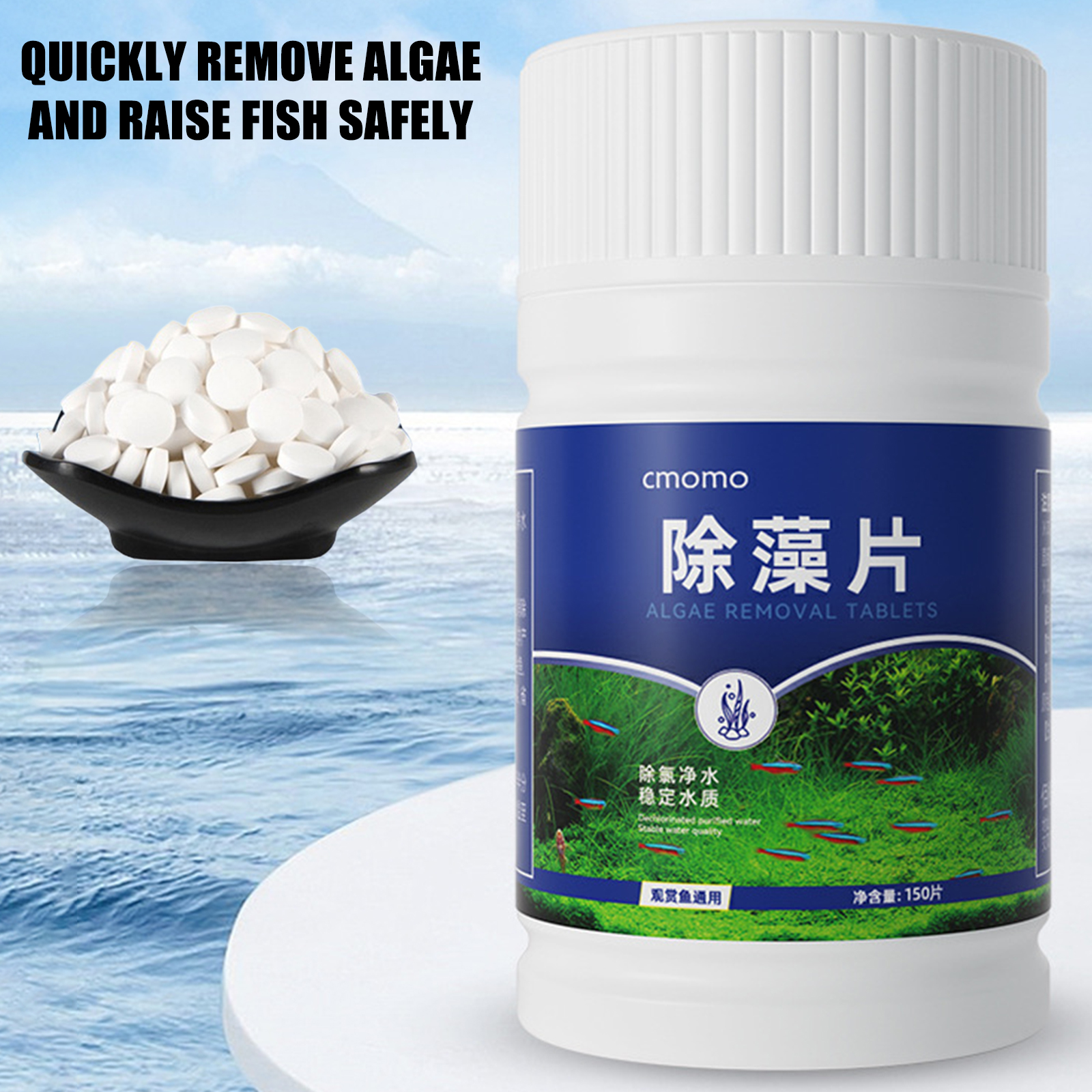 Algae Removal Tablets For Fish - Planted Aquarium Hair Algae recensione e prezzo