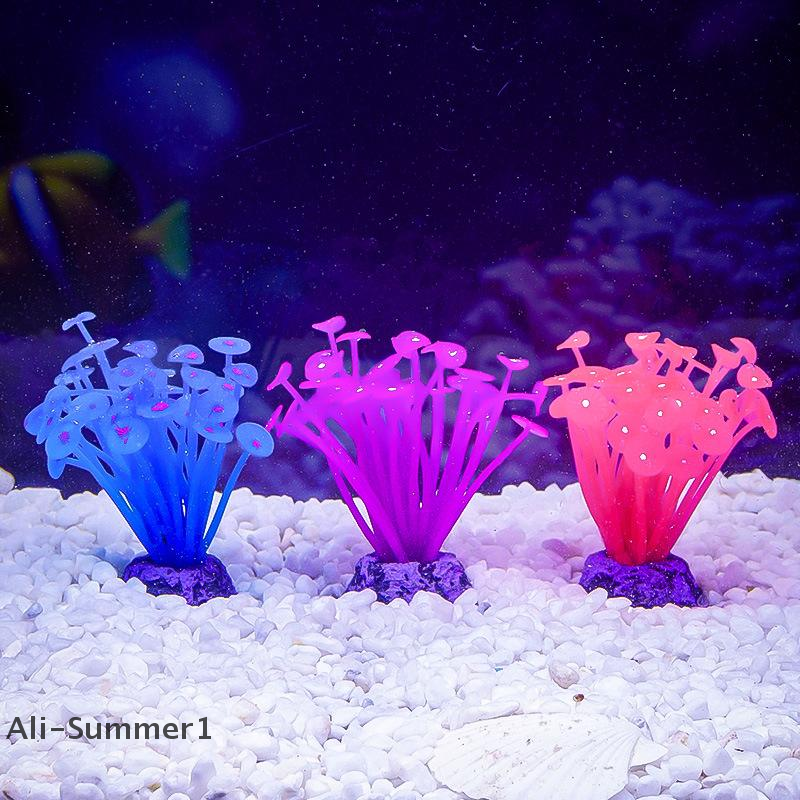 【E】Silicone Mushroom Artificia - Planted Aquarium Pictures recensione e prezzo