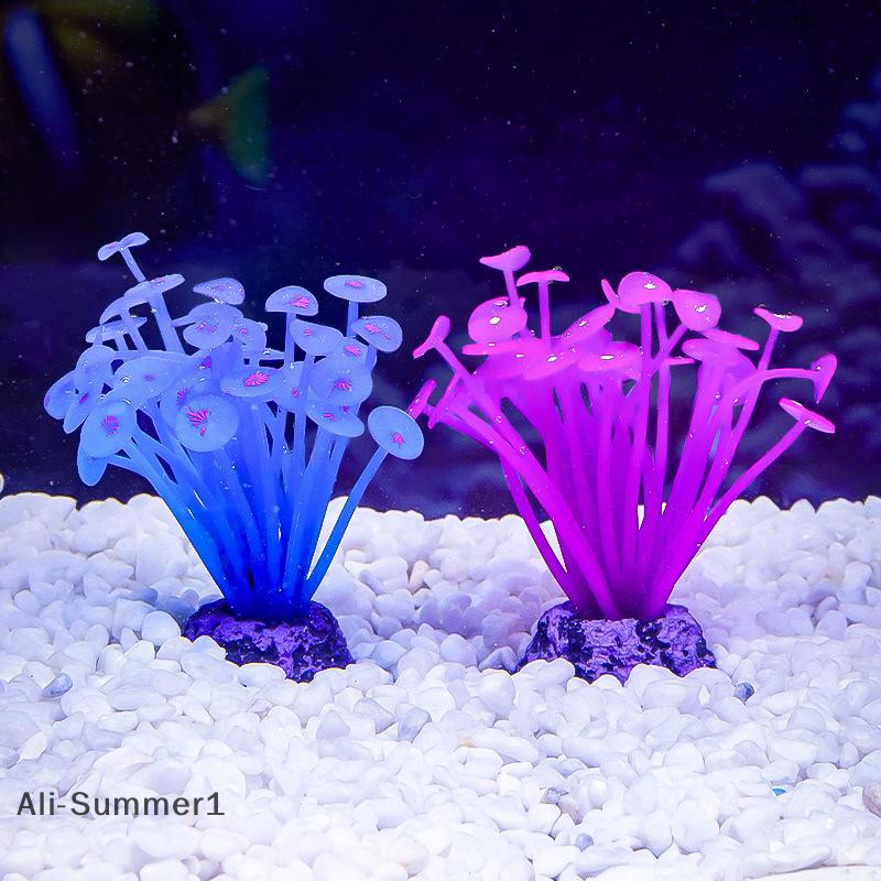 【E】Silicone Mushroom Artificia - Planted Aquarium Pictures recensione e prezzo