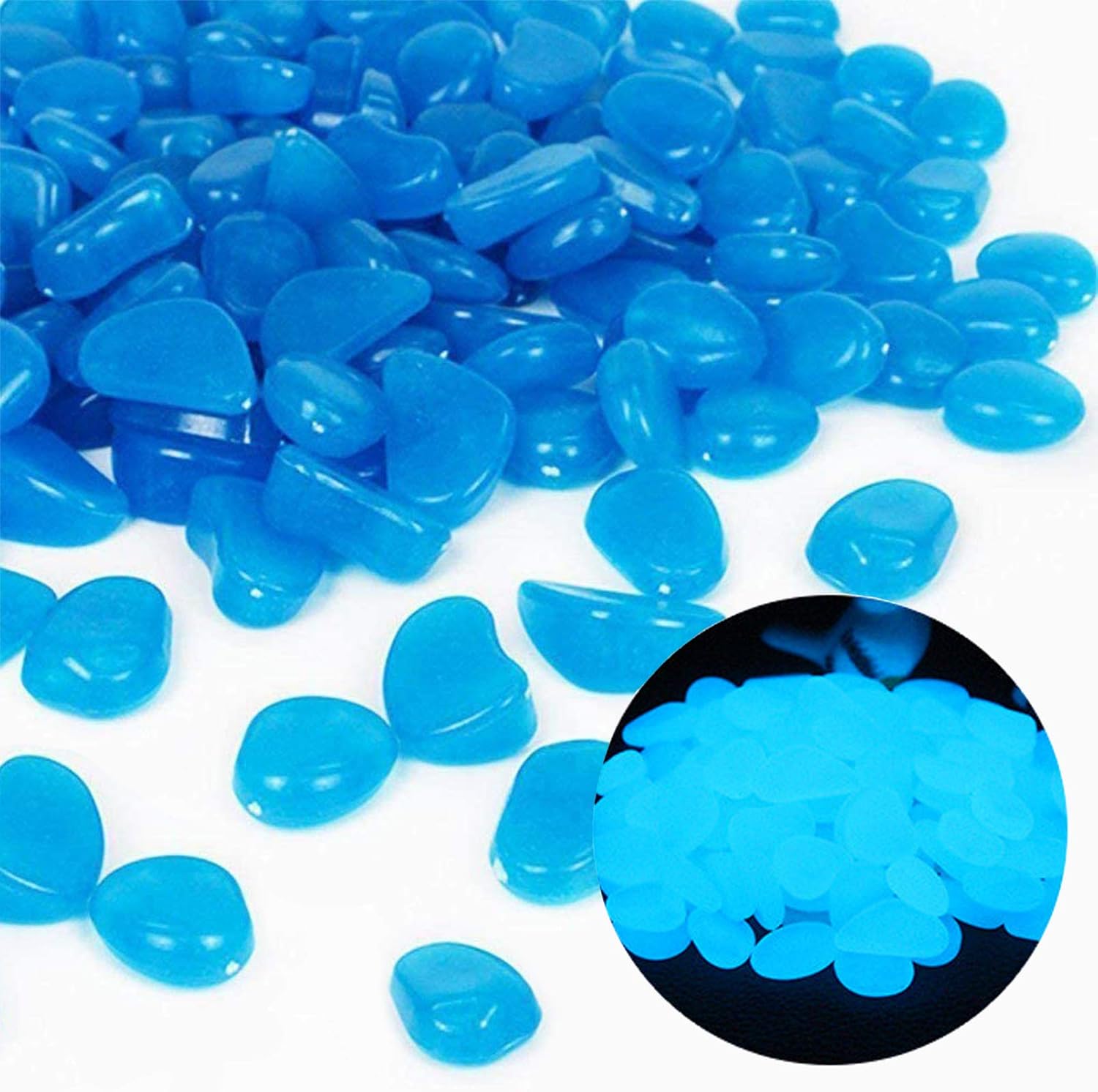 Fish Tank Rocks Glow Blue Pebb - Aquarium Plant Original recensione e prezzo