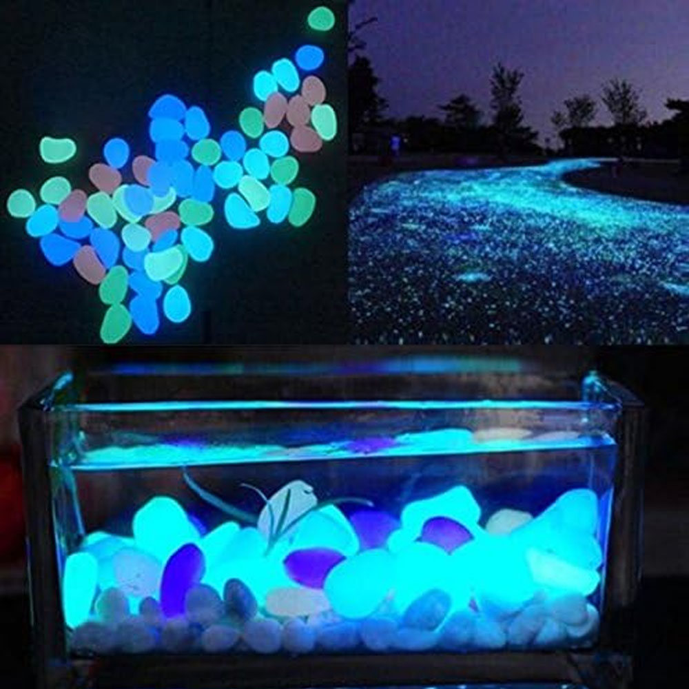 Fish Tank Rocks Glow Blue Pebb - Aquarium Plant Original recensione e prezzo