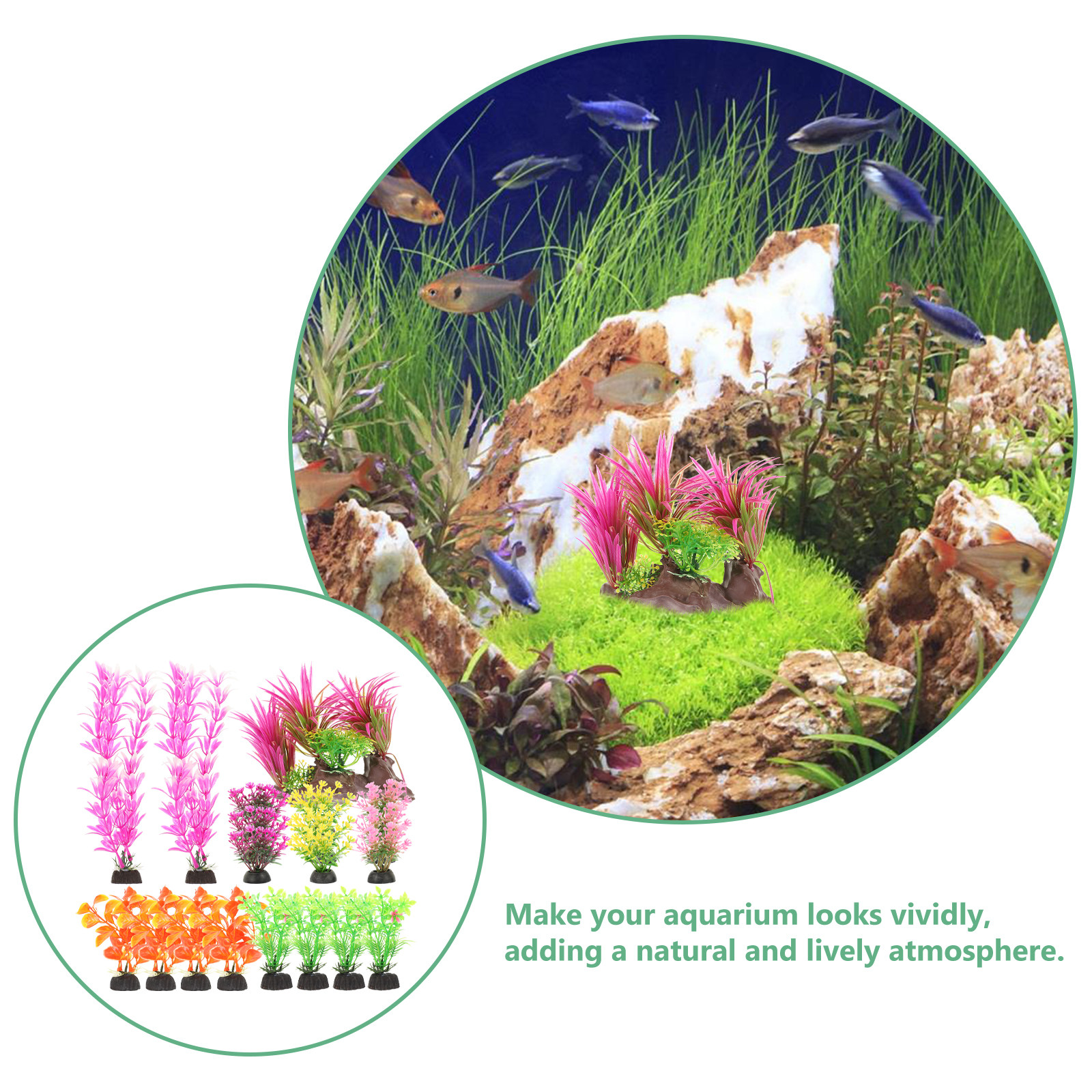 20Pcs Aquarium Water Grass Dec - Planted Aquarium Materials recensione e prezzo