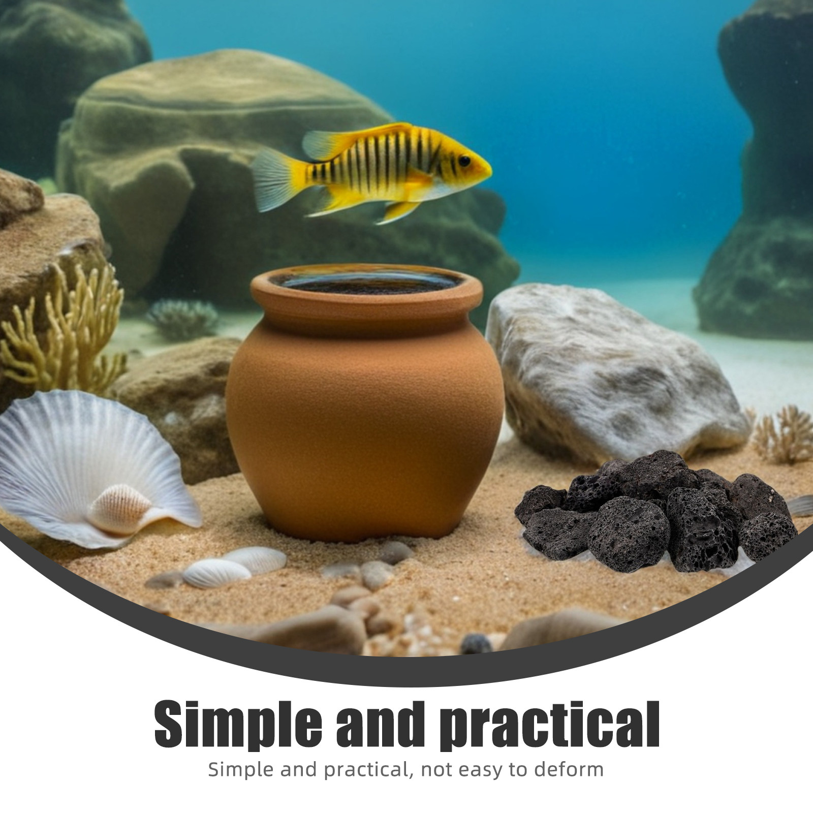 1Pack Natural Volcanic Stones  - Aquarium Plant Original recensione e prezzo